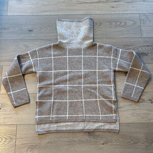 Madewell Windowpane Turtleneck